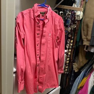 Pink Ariat Rodeo/Western Button up Shirt